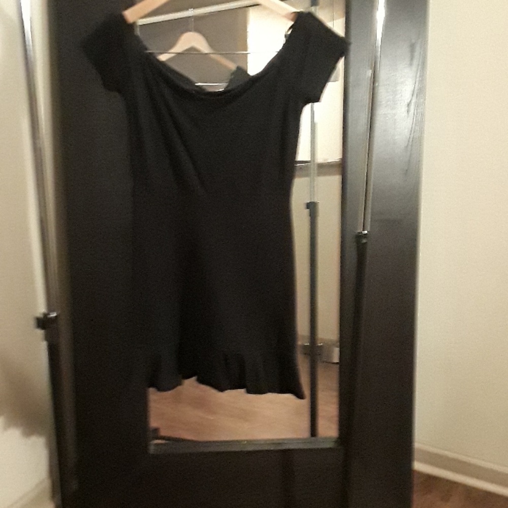 Black cocktail dress
